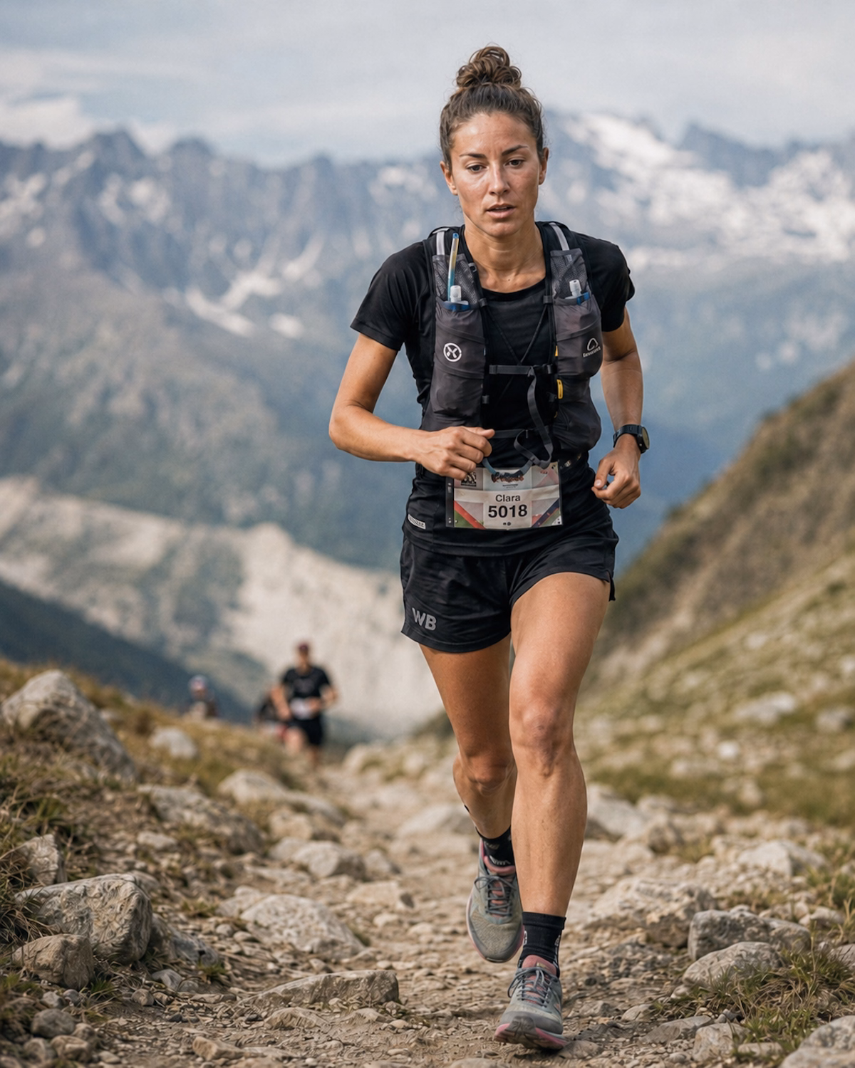 Clara Montiel trail running